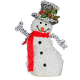 Snowy Berry LED Christmas Snowman
