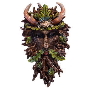 King Wisenbrough Green Man Tree Ent Wall Plague