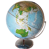 Classic Blue Ocean World Globe