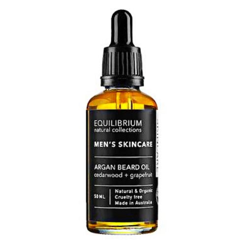 Equilibrium Natural Collection Organic Argan Beard Oil With Cedarwood and Grapefruit