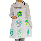 Kitchen Heaven Culinary Herbs Collection Heavy Drill Cotton Apron