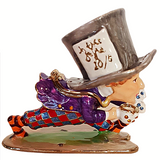 The Mad Hatter Alice In Wonderland Aurora Pewter Trinket Box