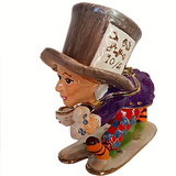 The Mad Hatter Alice In Wonderland Aurora Pewter Trinket Box