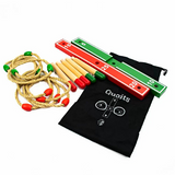 Quoits Game Made With Wood And Rope