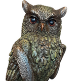 Wise Scholar Owl And Professor Cold Cast Bronze By Veronese Design