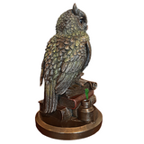 Wise Scholar Owl And Professor Cold Cast Bronze By Veronese Design