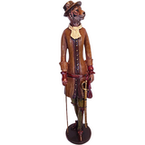 Gentleman Mr Frances Panthera Tiger Human Statue Collection