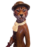 Gentleman Mr Frances Panthera Tiger Human Statue Collection