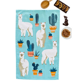 Cotton Alpaca Cuteness Tea Towel