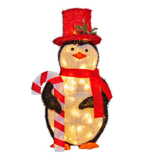 Chippy The Christmas LED Light Up Penguin Display For Outdoor or Indoor 80cm High