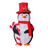 Chippy The Christmas LED Light Up Penguin Display For Outdoor or Indoor 80cm High