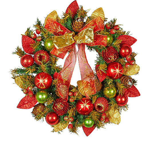 Classical Elegance Christmas Wreath 56 cm Wide
