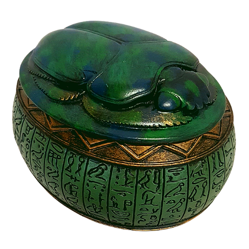 Egyptian Scarab Beetle Trinket Box