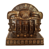 Mayan Cold Cast Bronze Coaster Set