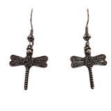Dragonfly .925 Sterling Silver Earrings 