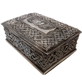 Celtic Green Man King Gunmetal Box 