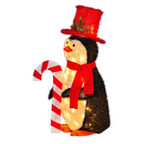 Chippy The Christmas LED Light Up Penguin Display For Outdoor or Indoor 80cm High