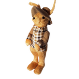 Country Easter Bunny Named Shirley Made with Straw