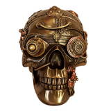 Steampunk Skull Compartment Box