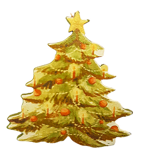Wooden Christmas Tree Christmas Ornament