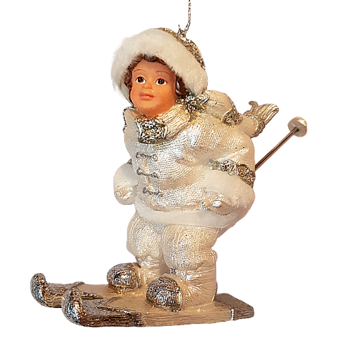 Having Fun On The Slopes Christmas Ornament