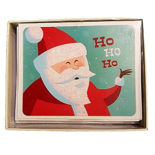 Ho Ho Ho Christmas Card Set