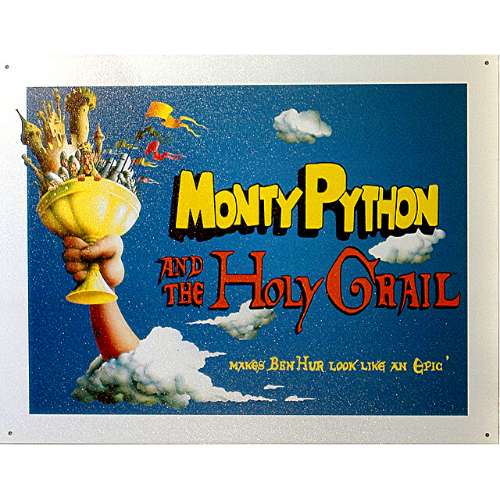 Monty Python and The Holy Grail Tin Sign