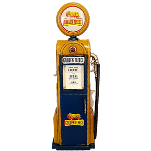 Golden Fleece Tin Petrol Pump 