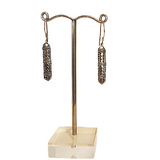 Aztec Rose Gold and Sterling Silver Earrings