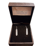 Aztec Sterling Silver and Rose Gold Earring