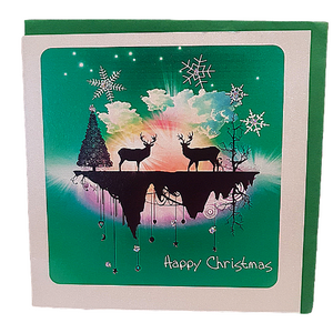 Reindeers Eve Christmas Card
