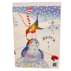 Frosty The Snowman Christmas Card
