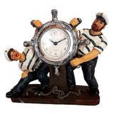 Ahoy Sailor- Ships wheel Clock 