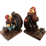 The Loveable Biker Bookends Part Of The Boyle BIkers Collection 