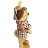 Country Easter Bunny Named Shirley Made with Straw