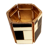 Art Deco Style Geometric Stretch Bracelet