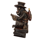 Steampunk Chimpanzee Monkey Professor With Jet Pack