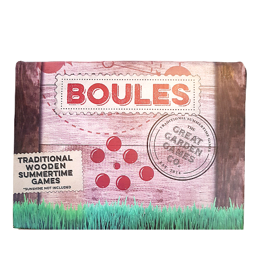 Wooden Boules Garden Game Set