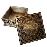 Gunmetal Grey Cold Cast Bronze Celtic Keep Safe Box