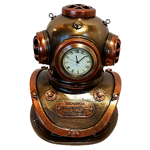 Titanic Diving Helmet Steampunk Clock