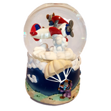 Magnificent Mice in Their Flying Machines Musical Glitter Globe