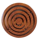Rosewood Labyrinth Concentric Puzzle