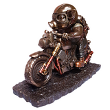Speed Bacon Steampunk Pig Motorcyclist Veronese Studio Collection