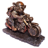 Speed Bacon Steampunk Pig Motorcyclist Veronese Studio Collection