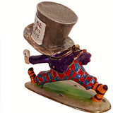 The Mad Hatter Alice In Wonderland Aurora Pewter Trinket Box