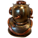 Titanic Diving Helmet  Cold Cast Bronze Steampunk Clock